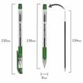 Ручка шариковая масляная с грипом BRAUBERG "Max-Oil", ЗЕЛЕНАЯ, игольчатый узел 0,7 мм, линия письма 0,35 мм, 142144 142144