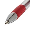 Ручка шариковая масляная с грипом BRAUBERG "Max-Oil", КРАСНАЯ, игольчатый узел 0,7 мм, линия письма 0,35 мм, 142143 142143