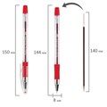 Ручка шариковая масляная с грипом BRAUBERG "Model-XL" ORIGINAL, КРАСНАЯ, узел 0,7 мм, линия письма 0,35 мм, 143244 143244