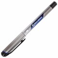 Ручка шариковая масляная с грипом BRAUBERG "Signature", СИНЯЯ, печать, узел 0,7 мм, линия письма 0,35 мм, 142688 142688