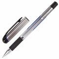 Ручка шариковая масляная с грипом BRAUBERG "Signature", СИНЯЯ, печать, узел 0,7 мм, линия письма 0,35 мм, 142688 142688