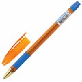 Ручка шариковая масляная с грипом BRAUBERG Model-XL ORANGE, СИНЯЯ, узел 0,7 мм, линия 0,35 мм, 143246 143246