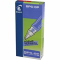 Ручка шариковая масляная с грипом PILOT "BPS-GP", КРАСНАЯ, корпус прозрачный, узел 0,7 мм, линия письма 0,21 мм, BPS-GP-F 141864