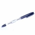 Ручка шариковая масляная с грипом PILOT "BPS-GP", ЧЕРНАЯ, корпус прозрачный, узел 0,7 мм, линия письма 0,21 мм, BPS-GP-F, BРS-GP-F 140199