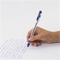 Ручка шариковая масляная с грипом STAFF "Basic OBP-11", СИНЯЯ, узел 1 мм, линия письма 0,5 мм, 143744 143744