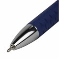 Ручка шариковая масляная с грипом STAFF "Manager OBP-10", СИНЯЯ, узел 0,7 мм, линия письма 0,35 мм, 143743 143743