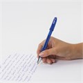 Ручка шариковая масляная с грипом STAFF "Manager OBP-10", СИНЯЯ, узел 0,7 мм, линия письма 0,35 мм, 143743 143743