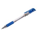 Ручка шариковая масляная с грипом STAFF "OBP-279", СИНЯЯ, игольчатый узел 0,7 мм, линия письма 0,35 мм, 142988 142988