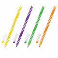 Ручка шариковая масляная ЮНЛАНДИЯ "CANDY", СИНЯЯ, корпус ассорти, узел 0,6 мм, линия письма 0,3 мм, 143019 143019