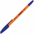 Ручка шариковая ОФИСМАГ "X-333 Orange", СИНЯЯ, корпус оранжевый, узел 1 мм, линия письма 0,5 мм, 143228 143228