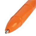 Ручка шариковая ОФИСМАГ "X-333 Orange", СИНЯЯ, корпус оранжевый, узел 1 мм, линия письма 0,5 мм, 143228 143228