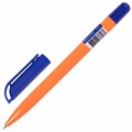 Ручка шариковая РОССИЯ "PATRIOT ORANGE TONE", СИНЯЯ, корпус оранжевый, узел 0,7 мм, линия письма 0,35 мм, BRAUBERG, 143964 143964