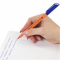 Ручка шариковая РОССИЯ "PATRIOT ORANGE TONE", СИНЯЯ, корпус оранжевый, узел 0,7 мм, линия письма 0,35 мм, BRAUBERG, 143964 143964