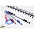 Ручка шариковая с грипом BIC "Round Stic Exact", СИНЯЯ, корпус серый, узел 0,7 мм, линия письма 0,28 мм, 918543 141767
