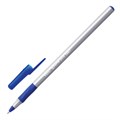 Ручка шариковая с грипом BIC "Round Stic Exact", СИНЯЯ, корпус серый, узел 0,7 мм, линия письма 0,28 мм, 918543 141767