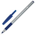 Ручка шариковая с грипом BRAUBERG "i-STICK POINT", СИНЯЯ, корпус серый, игольчатый узел 0,7 мм, линия письма 0,35 мм, 144021 144021