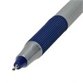 Ручка шариковая с грипом BRAUBERG "i-STICK POINT", СИНЯЯ, корпус серый, игольчатый узел 0,7 мм, линия письма 0,35 мм, 144021 144021
