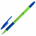 Ручка шариковая с грипом BRAUBERG "ULTRA GT MIX", СИНЯЯ, корпус ассорти, линия 0,35 мм, 144055 144055