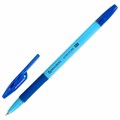 Ручка шариковая с грипом BRAUBERG "ULTRA GT MIX", СИНЯЯ, корпус ассорти, линия 0,35 мм, 144055 144055