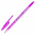 Ручка шариковая с грипом BRAUBERG "ULTRA GT NEON", СИНЯЯ, корпус ассорти, линия 0,35 мм, 144054 144054