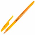 Ручка шариковая с грипом BRAUBERG "ULTRA GT NEON", СИНЯЯ, корпус ассорти, линия 0,35 мм, 144054 144054