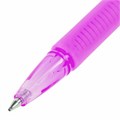Ручка шариковая с грипом BRAUBERG "ULTRA GT NEON", СИНЯЯ, корпус ассорти, линия 0,35 мм, 144054 144054