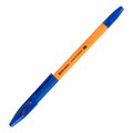 Ручка шариковая с грипом BRAUBERG "ULTRA GT ORANGE", СИНЯЯ, корпус оранжевый, линия 0,35 мм, 144052 144052