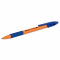 Ручка шариковая с грипом BRAUBERG "ULTRA GT ORANGE", СИНЯЯ, корпус оранжевый, линия 0,35 мм, 144052 144052