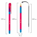 Ручка шариковая с грипом BRAUBERG "X-ONE NEON", СИНЯЯ, корпус ассорти, узел 0,5 мм, линия письма 0,35 мм, 143987 143987