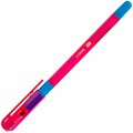 Ручка шариковая с грипом BRAUBERG "X-ONE NEON", СИНЯЯ, корпус ассорти, узел 0,5 мм, линия письма 0,35 мм, 143987 143987