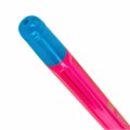 Ручка шариковая с грипом BRAUBERG "X-ONE NEON", СИНЯЯ, корпус ассорти, узел 0,5 мм, линия письма 0,35 мм, 143987 143987