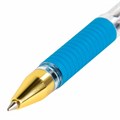 Ручка шариковая с грипом BRAUBERG "X-ONE", КОМПЛЕКТ 12 ШТУК, СИНЯЯ, узел 0,5 мм, линия письма 0,35 мм, 143986 143986