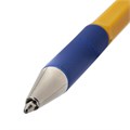 Ручка шариковая с грипом STAFF "Basic BP-14 Orange", СИНЯЯ, узел 0,7 мм, линия письма 0,35 мм, 143747 143747