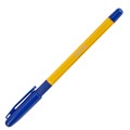 Ручка шариковая с грипом STAFF "Basic BP-14 Orange", СИНЯЯ, узел 0,7 мм, линия письма 0,35 мм, 143747 143747