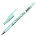 Ручка шариковая ЮНЛАНДИЯ "GLAMOUR CAT", синяя, SOFT TOUCH покрытие, узел 0,7 мм, линия письма 0,35 мм, 143734 143734