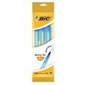Ручки шариковые BIC "Round Stic", НАБОР 3 шт., СИНИЕ, узел 1 мм, линия письма 0,32 мм, пакет, 9021522 143984