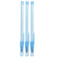 Ручки шариковые BIC "Round Stic", НАБОР 3 шт., СИНИЕ, узел 1 мм, линия письма 0,32 мм, пакет, 9021522 143984