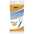 Ручки шариковые BIC "Round Stic", НАБОР 8 шт., СИНИЕ, узел 1 мм, линия письма 0,32 мм, пакет, 928497 143976