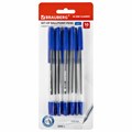 Ручки шариковые BRAUBERG "M-500 CLASSIC", НАБОР 10 шт., СИНИЕ, узел 0,7 мм, линия письма 0,35 мм, 143454 143454