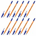 Ручки шариковые BRAUBERG "M-500 ORANGE", НАБОР 10 шт., СИНИЕ, узел 0,7 мм, линия письма 0,35 мм, 143951 143951