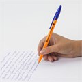 Ручки шариковые BRAUBERG "ULTRA ORANGE", СИНИЕ, НАБОР 10 штук, корпус оранжевый, узел 0,7 мм, 143571 143571