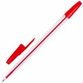 Ручки шариковые BRAUBERG, НАБОР 6 шт., АССОРТИ, "Line", корпус прозрачный, узел 1 мм, линия письма 0,5 мм, 142819 142819