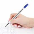 Ручки шариковые и гелевые STAFF "Basic ST-01", НАБОР 6 ШТУК, АССОРТИ, узел 0,7 мм, линия письма 0,35 мм, 144080 144080