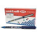 Ручка-роллер Uni-Ball Eye, СИНЯЯ, корпус серебро, узел 0,5 мм, линия 0,3 мм, UB-150 BLUE 144118
