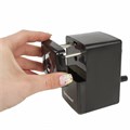 Точилка механическая BRAUBERG "BLACK JACK", крепление к столу, металлический механизм, цвет чёрный, 222516 222516