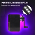 Точилка механическая BRAUBERG "BLACK JACK", крепление к столу, металлический механизм, цвет чёрный, 222516 222516