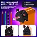 Точилка механическая BRAUBERG "JET", металлический механизм, корпус оранжевый, 229567 229567
