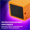 Точилка механическая BRAUBERG "JET", металлический механизм, корпус оранжевый, 229567 229567