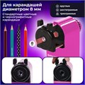 Точилка механическая BRAUBERG "JET", металлический механизм, корпус розовый, 229568 229568