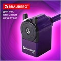 Точилка механическая BRAUBERG "JET", металлический механизм, корпус фиолетовый, 229569 229569